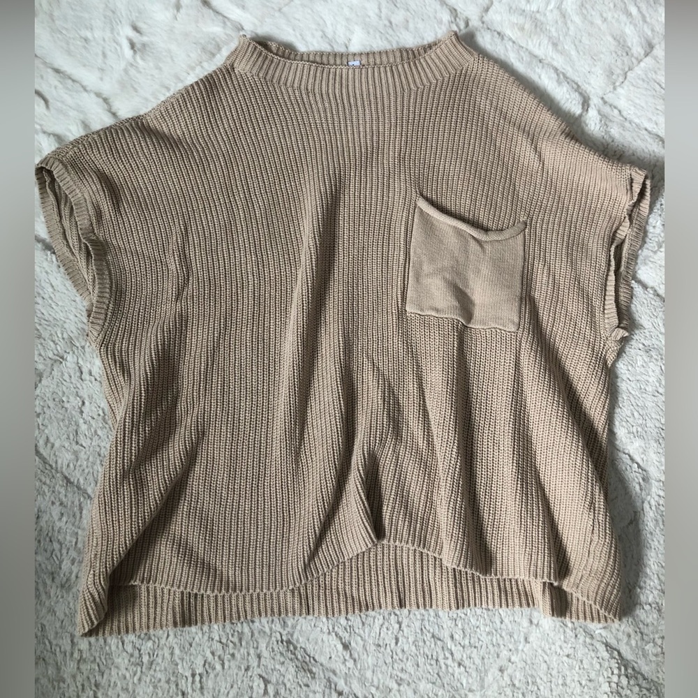 Crochet Tan Top
